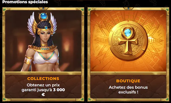 AmunRa Casino Belgique bonuses
