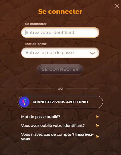 AmunRa Casino Belgique login